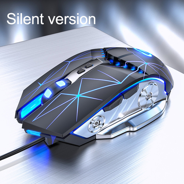 Gaming Mouse Wired Silent Gaming Mechanical Computer Desktop Notebook Office - Image 5