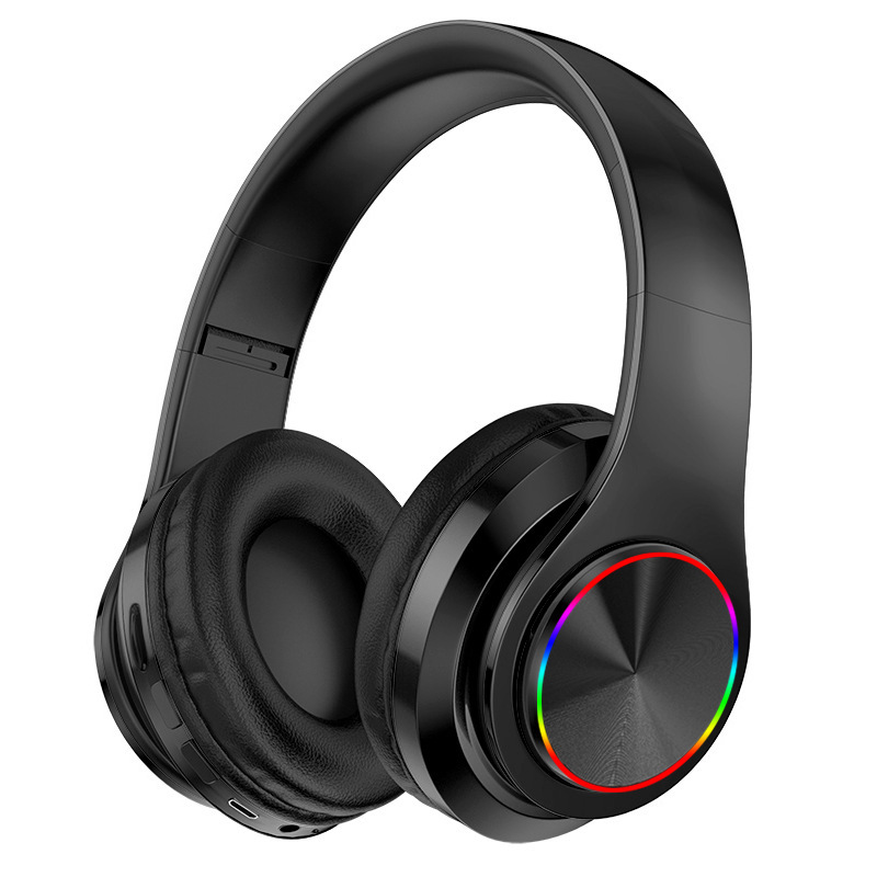 LED Wireless Bluetooth Headphones Gaming Headsets Sport Earphone With Support TF Card Colorful Breathing Lights - Image 6