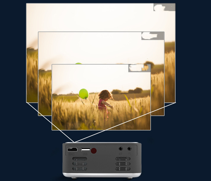 Mini Mini Projector Home Portable 1080P HD Small Projector - Image 3