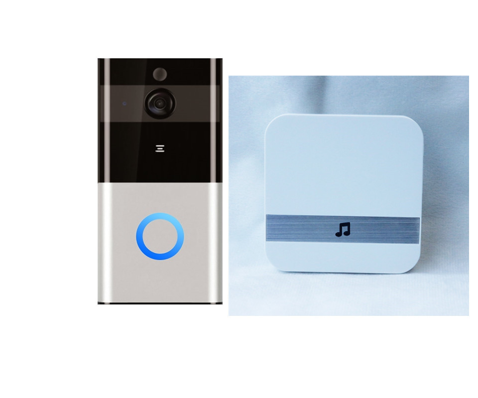 Marlboze 720P WIFI Visual Doorbell Wireless Intercom Doorbell PIR Motion Detection Night View SD card Video Smart Doorbell Ring - Image 7