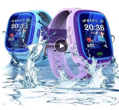 DF25 Children Waterproof Smart Watches Touch Screen Call for Rescue Remote Monitoring and Location Children’s Telephone Watches