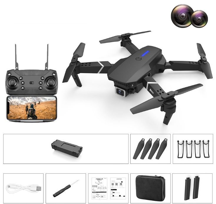 4K Pixel Dual Camera Airplane Toy - Image 9