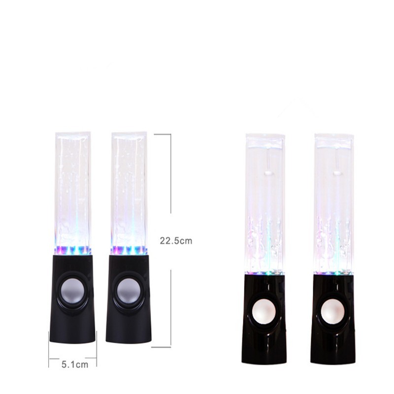 Dancing Water Speaker LED Light Fountain Speaker Family Party - Image 2