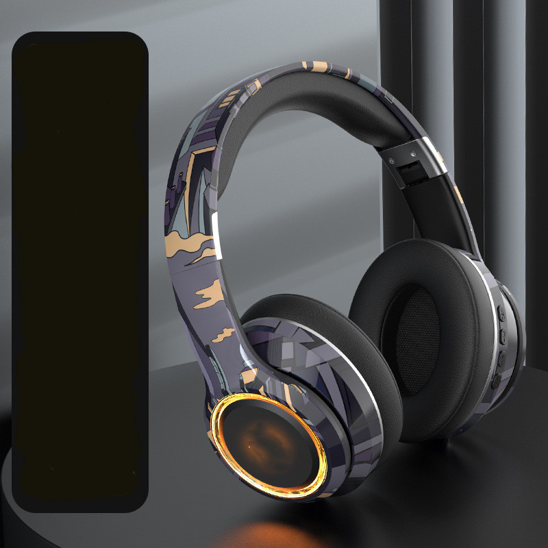 Bluetooth Headphones 5.2 Pluggable Illumination - Image 3