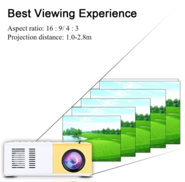 Portable Projector 3D Hd Led Home Theater Cinema HDMI-compatible Usb Audio Projector Yg300 Mini Projector - Image 3