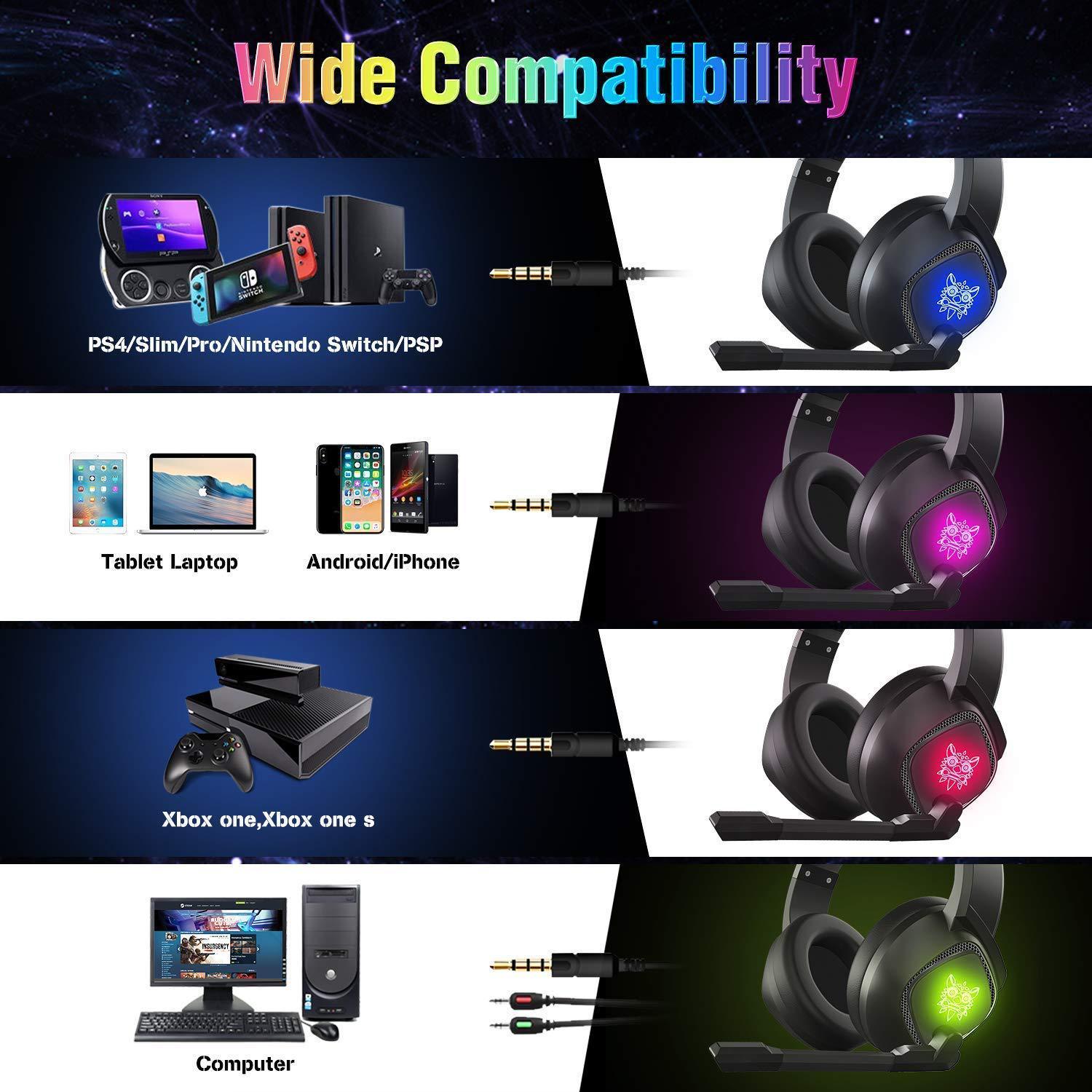ONIKUMA K19 Headset RGB Headphone - Image 3