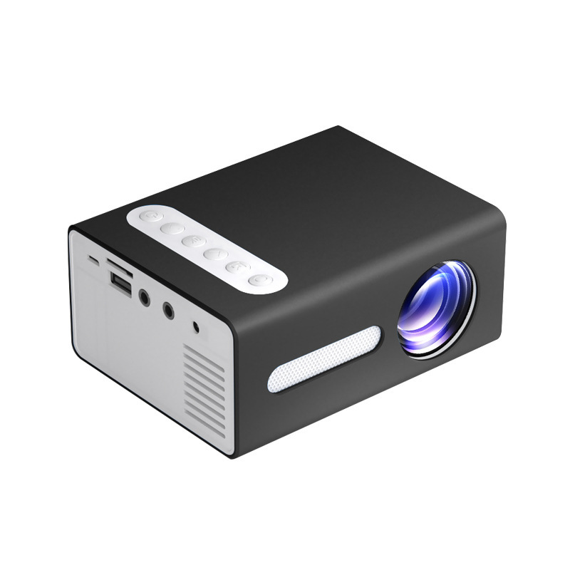 Home Office T300 Projector 1080P Miniature Mini Projector - Image 2