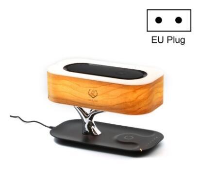 Creative Tree Light Table Lamp Bluetooth-Compatiable Music Speaker Bedside Light Dimmable Phone Wireless Charging Desk Lights - Image 7