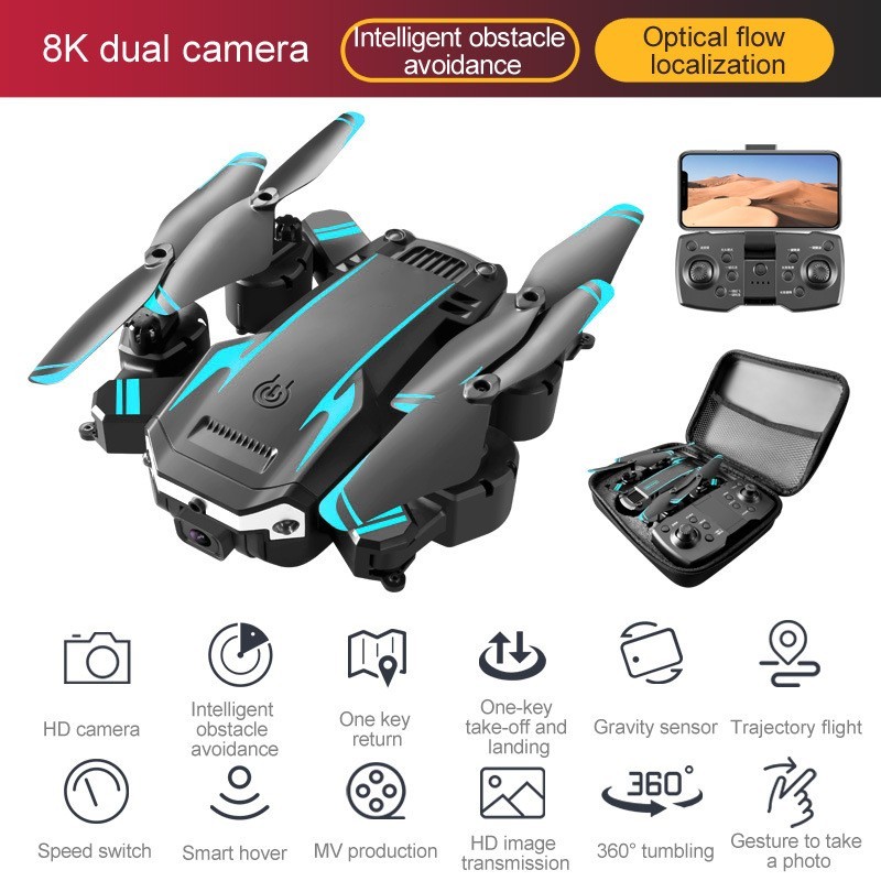 High Definition 8K Folding Intelligent Obstacle Avoidance Drone - Image 5