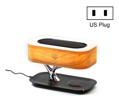 Creative Tree Light Table Lamp Bluetooth-Compatiable Music Speaker Bedside Light Dimmable Phone Wireless Charging Desk Lights - Image 9