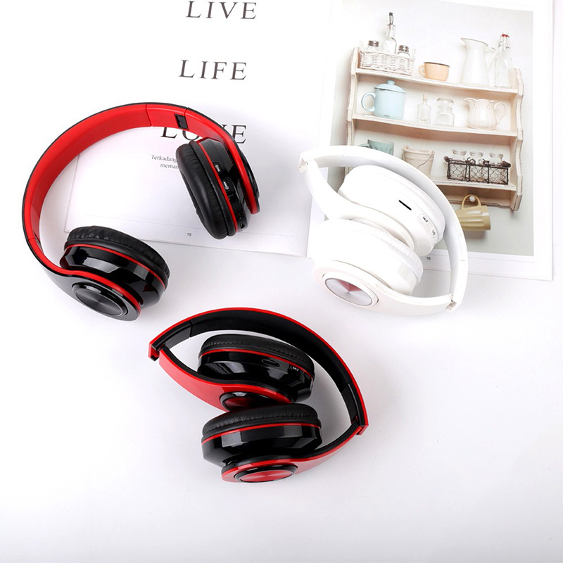 LED Wireless Bluetooth Headphones Gaming Headsets Sport Earphone With Support TF Card Colorful Breathing Lights - Image 2