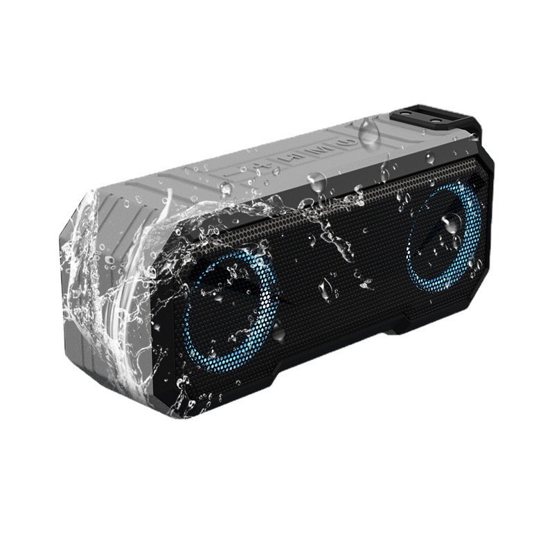 Waterproof Colorful Luminous Outdoor Wireless Speaker With Dual Speakers With Power Bank - Image 8