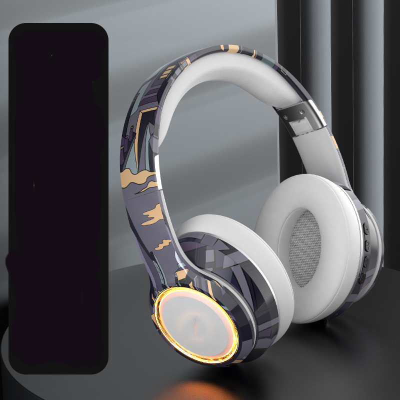 Bluetooth Headphones 5.2 Pluggable Illumination - Image 2