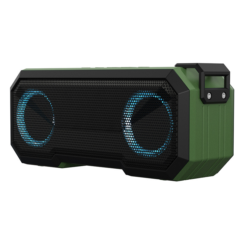 Waterproof Colorful Luminous Outdoor Wireless Speaker With Dual Speakers With Power Bank - Image 3